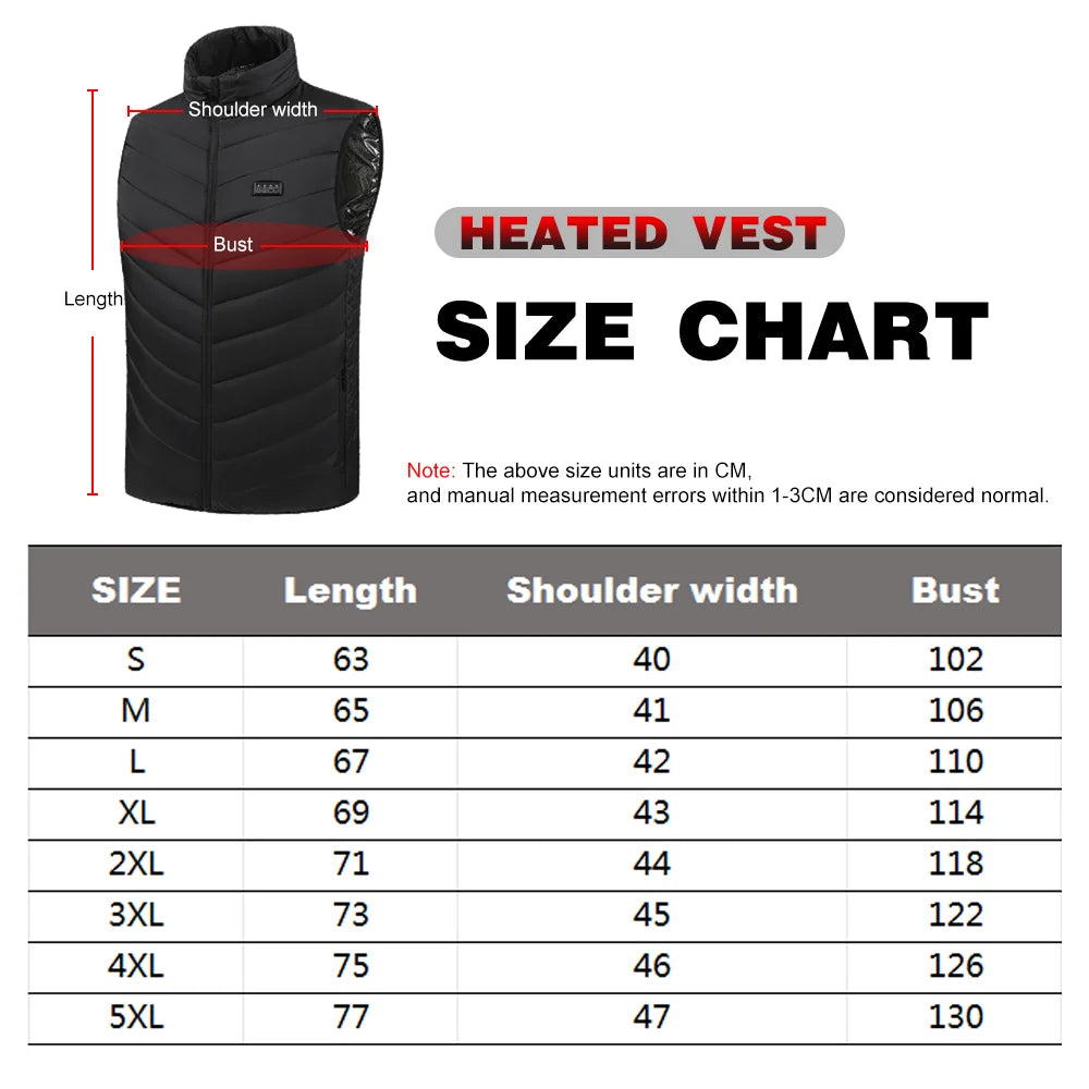 Electric Heated Vest Unisex