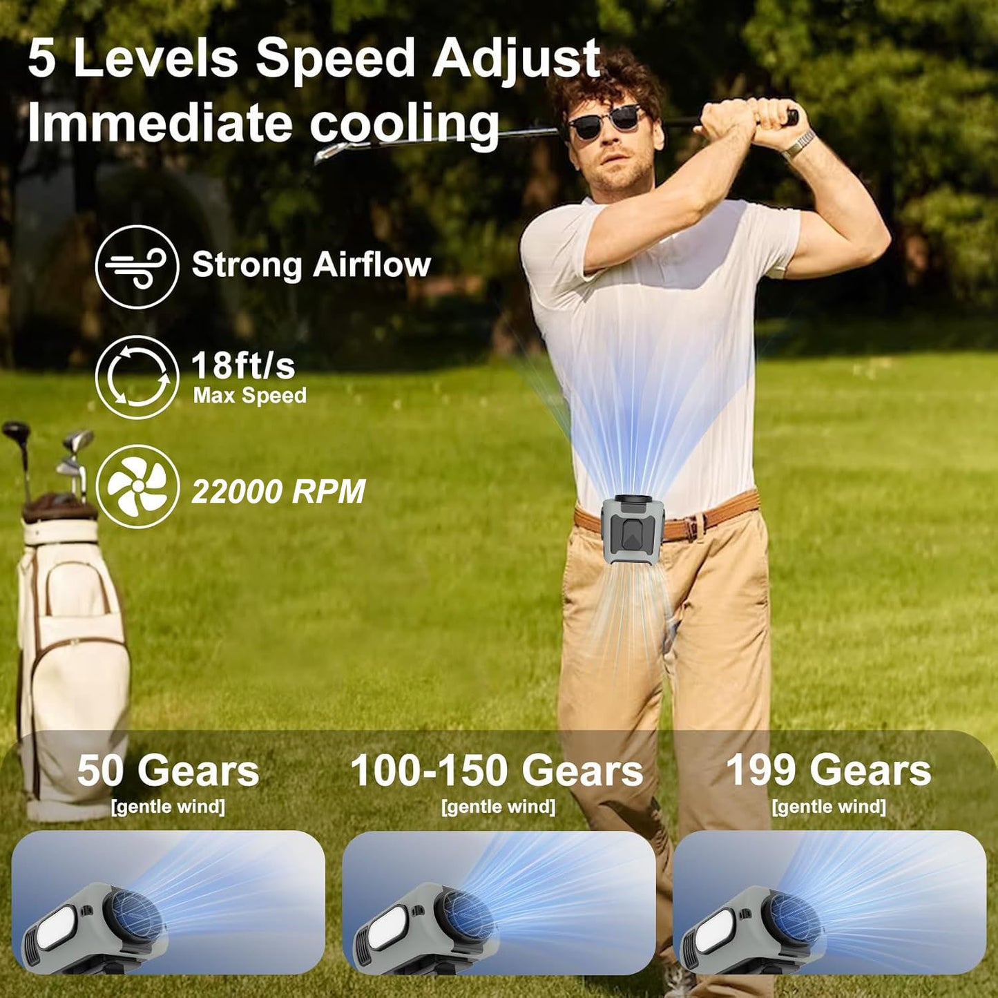 Portable Waist Fan