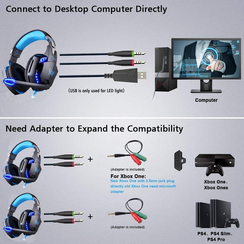 Stereo Gaming Headset (Deep Bass)